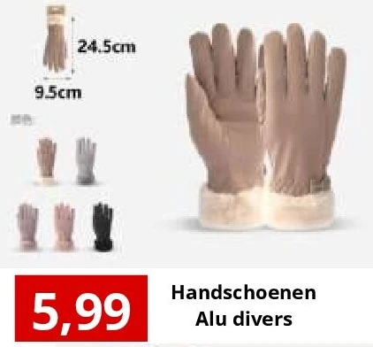 Handschoenen Alu divers