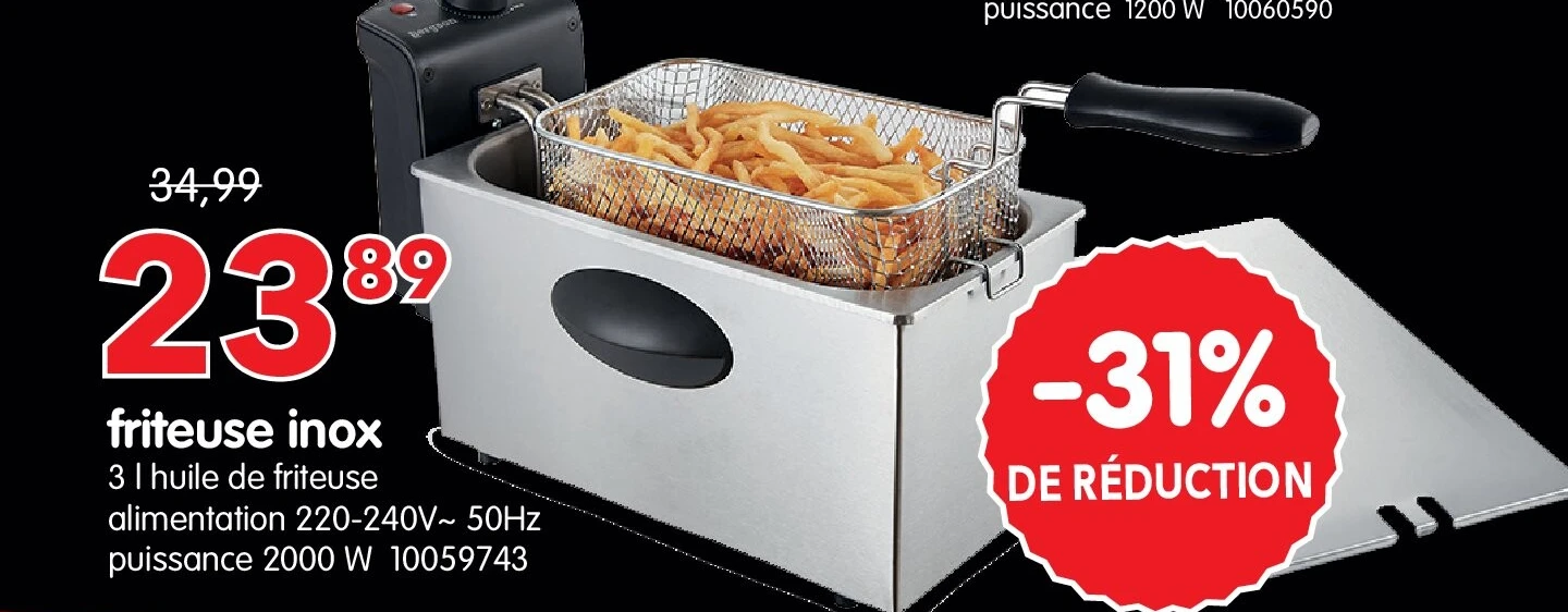friteuse inox