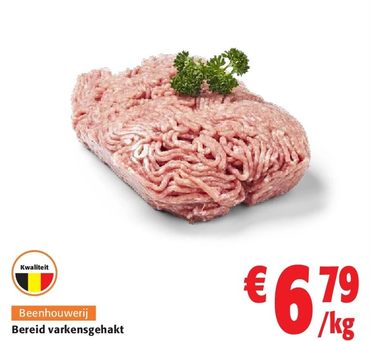 Bereid varkensgehakt