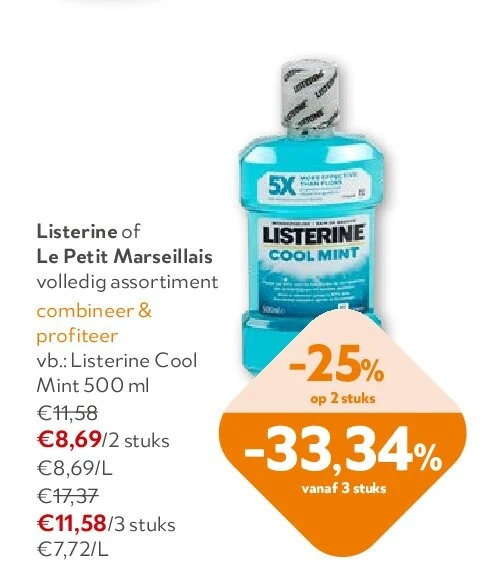 Listerine Cool Mint 500 ml