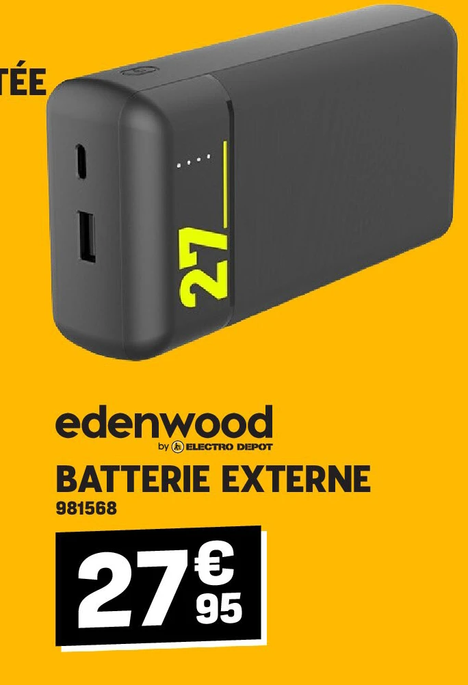 edenwood BATTERIE EXTERNE
