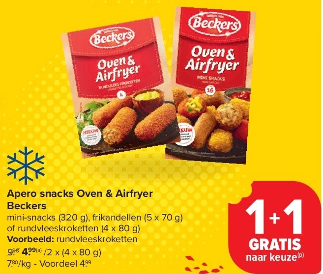 Apero snacks Oven & Airfryer Beckers