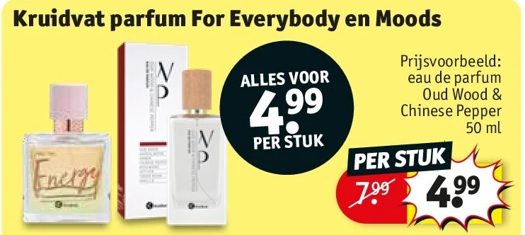 Kruidvat parfum For Everybody en Moods