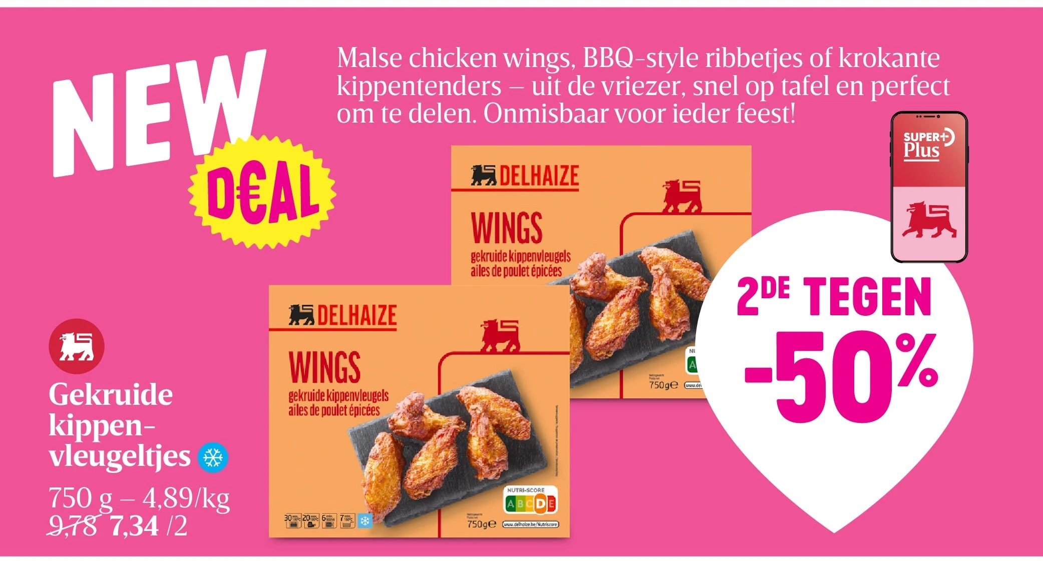 Gekruide kippenvleugeltjes