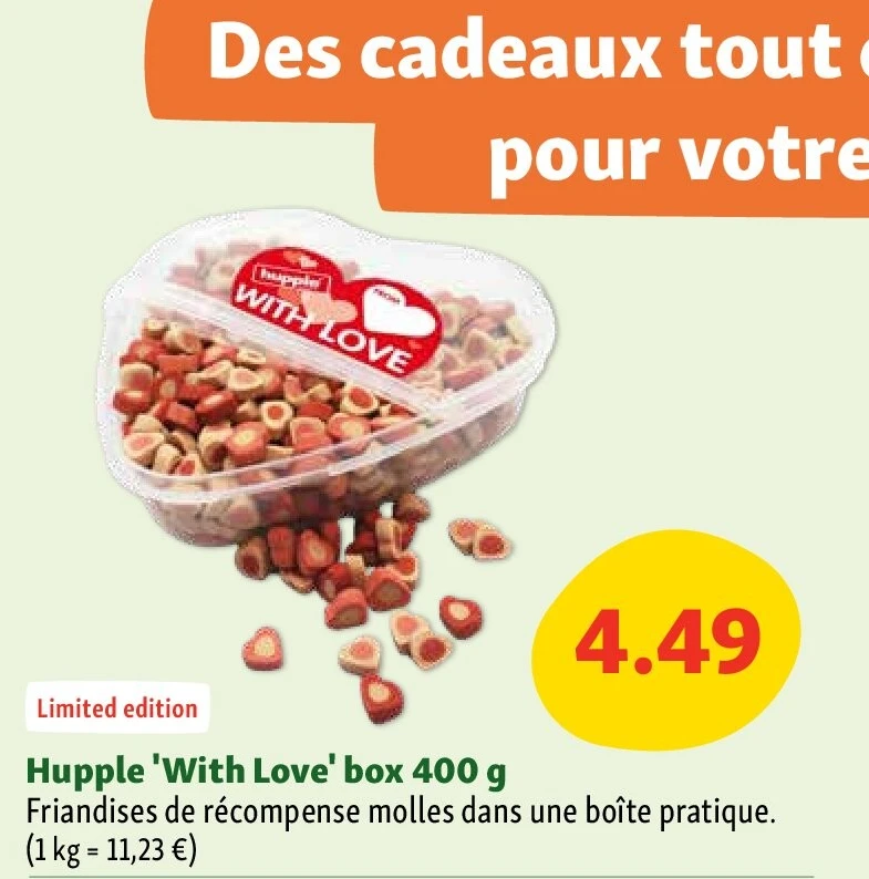 Hupple 'With Love' box 400 g