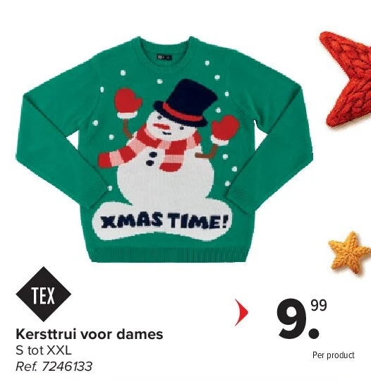 Kersttrui voor dames