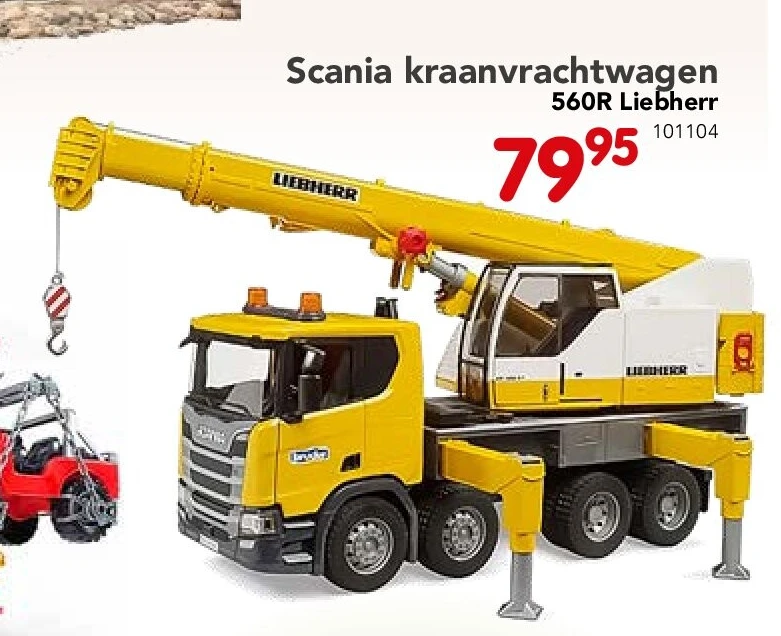 Scania kraanvrachtwagen 560R Liebherr