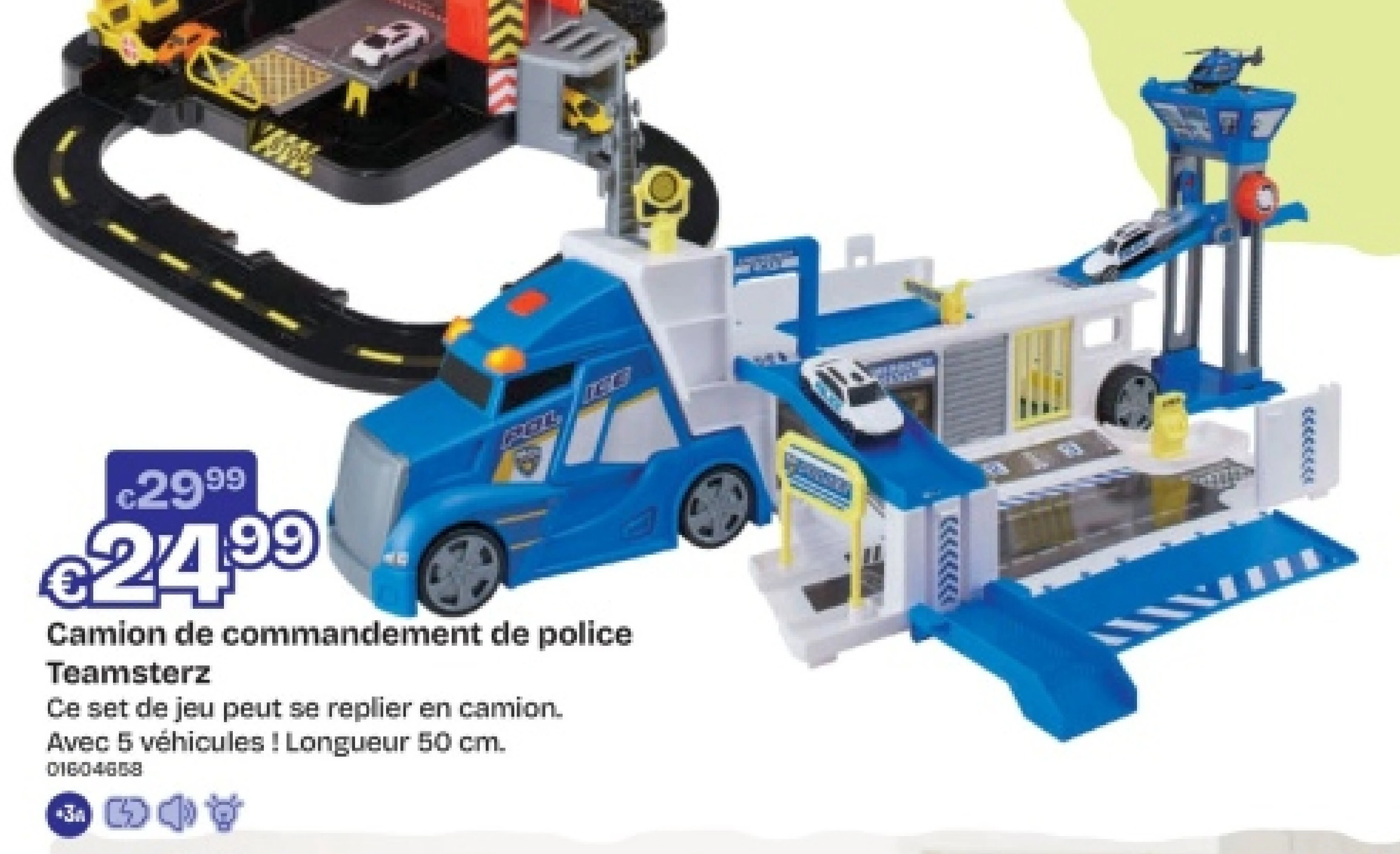 Camion de commandement de police Teamsterz