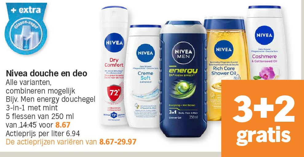 Nivea douche en deo