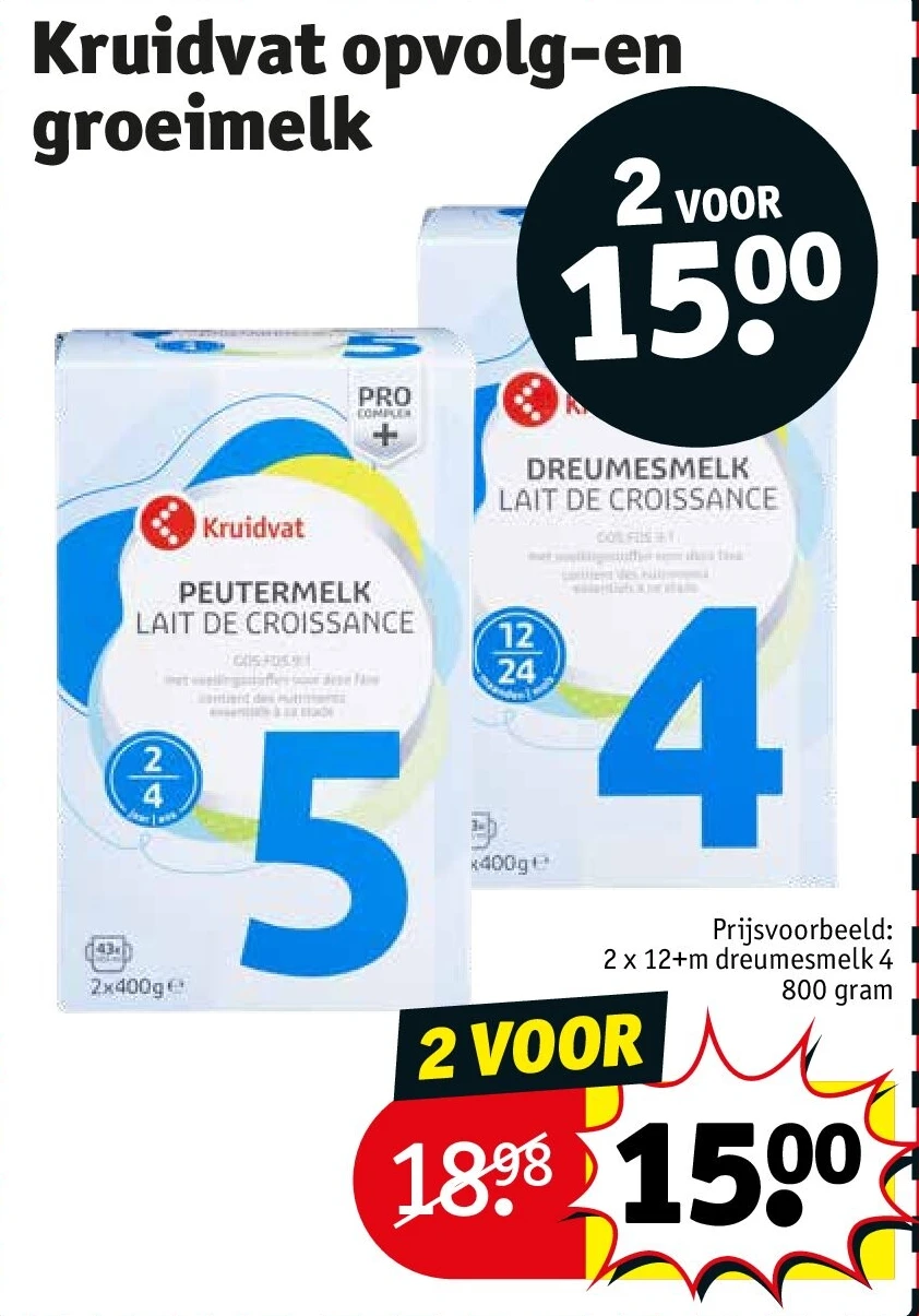 Kruidvat opvolg-en groeimelk