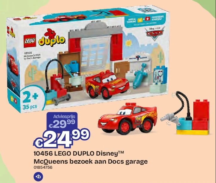 10456 LEGO DUPLO DisneyTM McQueens bezoek aan Docs garage