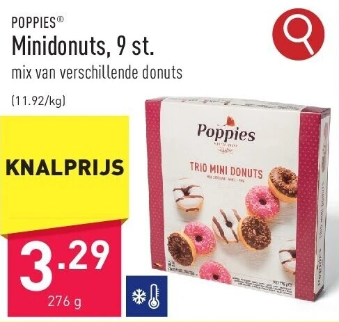 Minidonuts, 9 st.