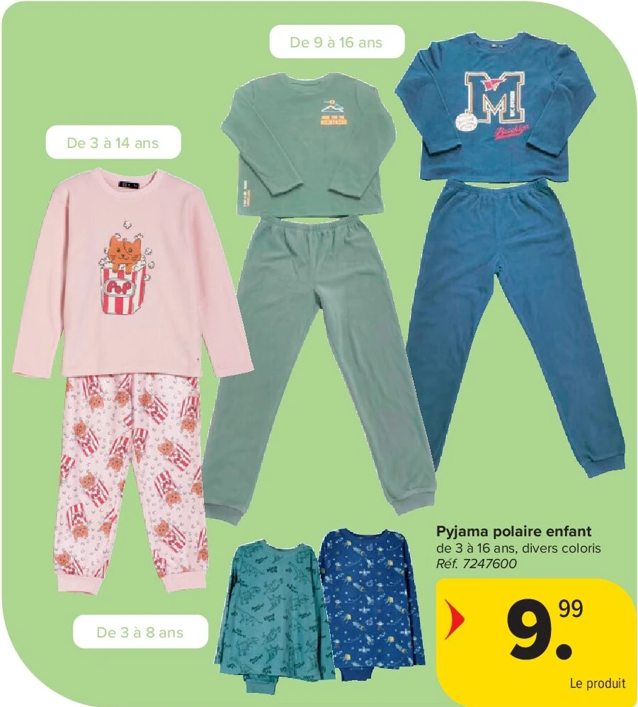 Pyjama polaire enfant