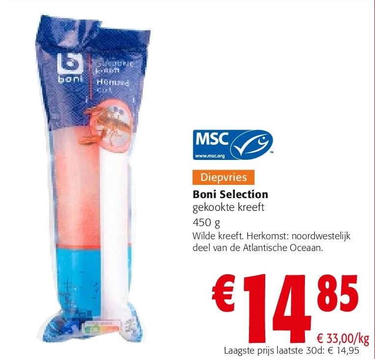 Boni Selection gekookte kreeft 450 g