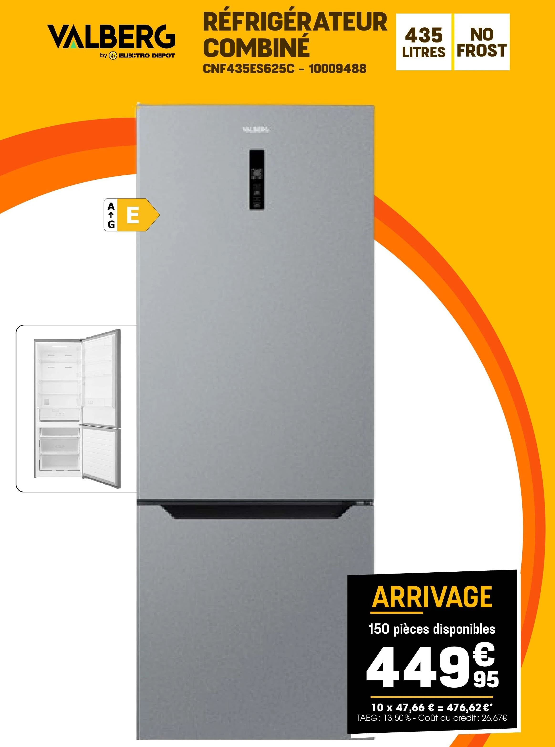 RÉFRIGÉRATEUR COMBINE