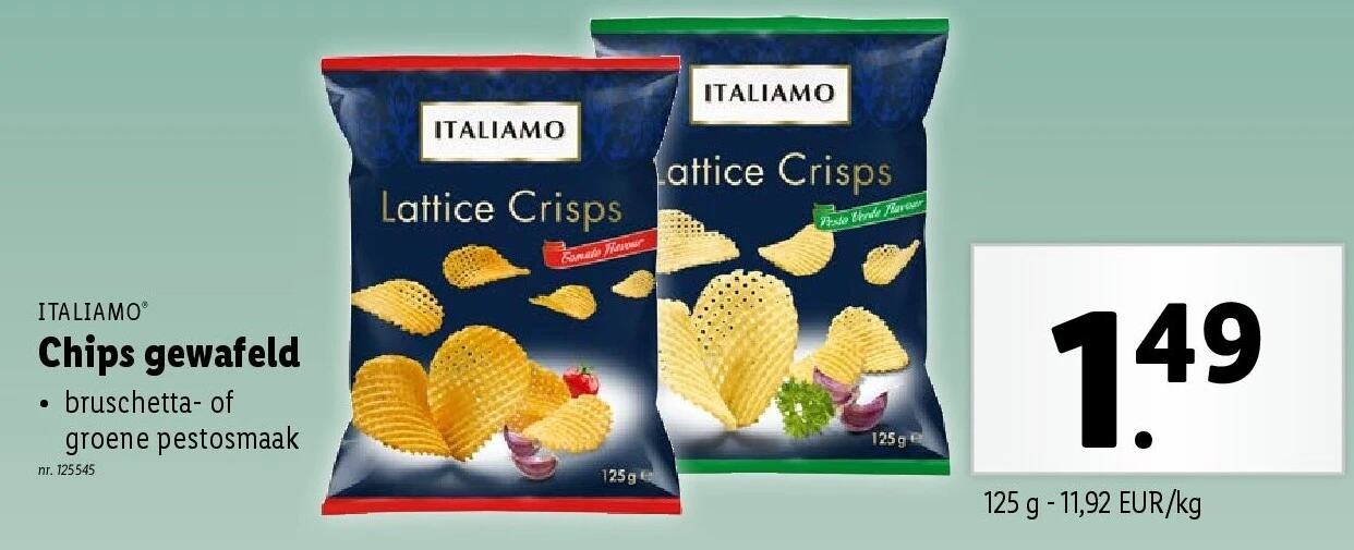 Chips gewafeld