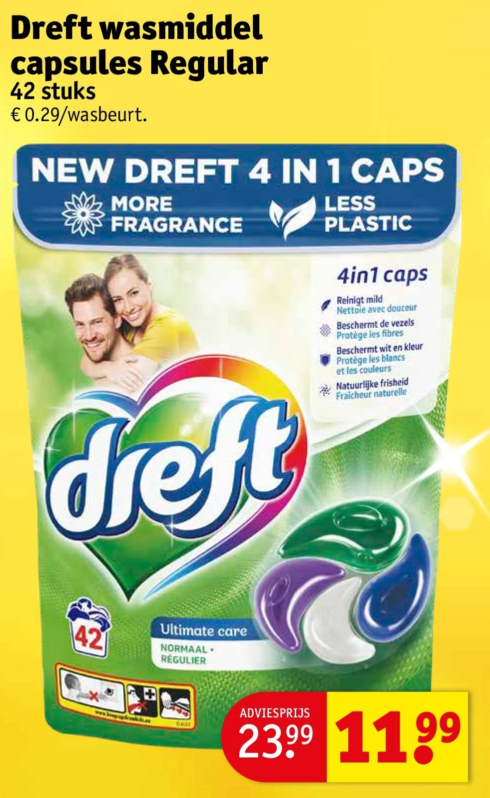 Dreft wasmiddel capsules Regular