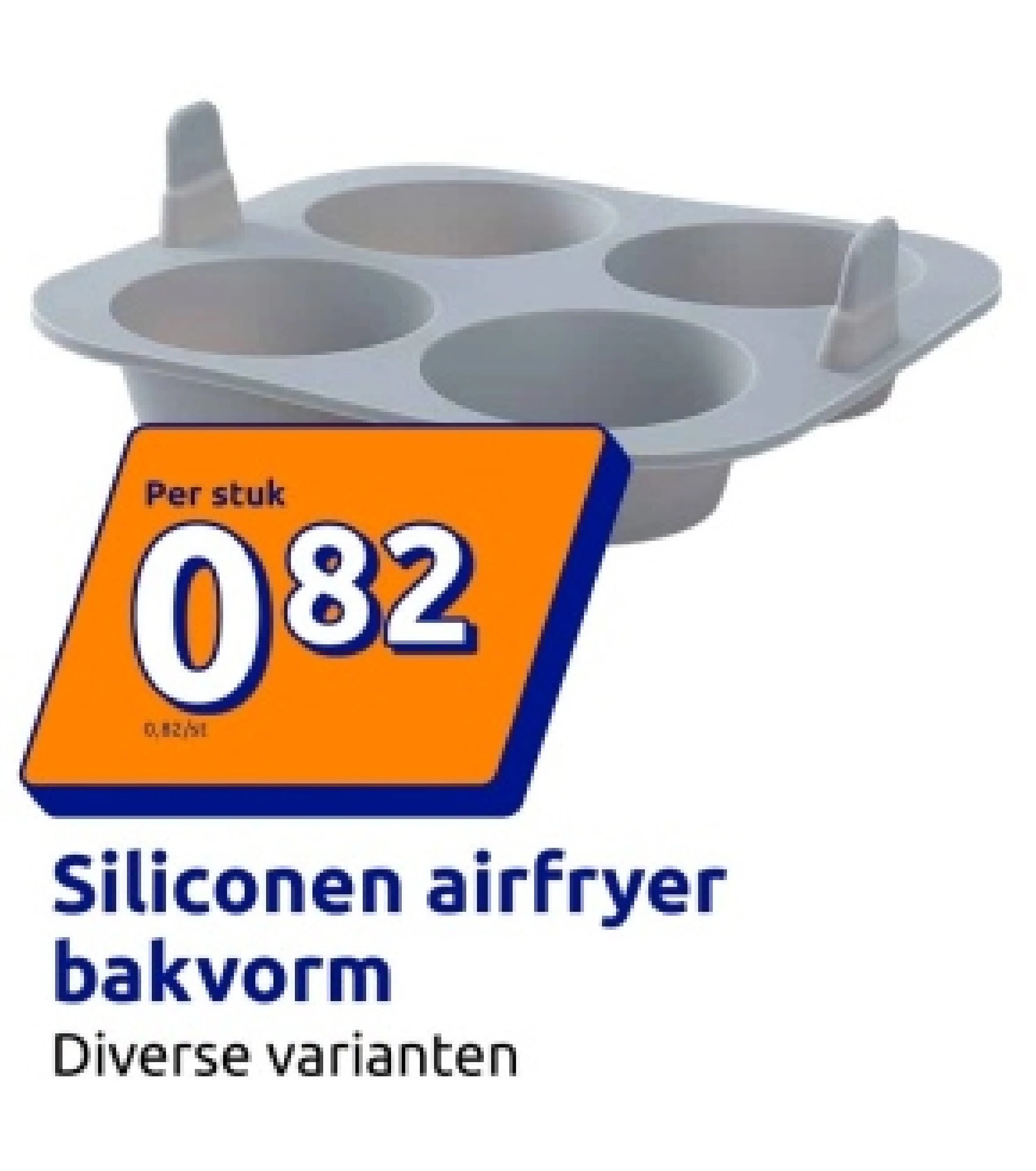 Siliconen airfryer bakvorm