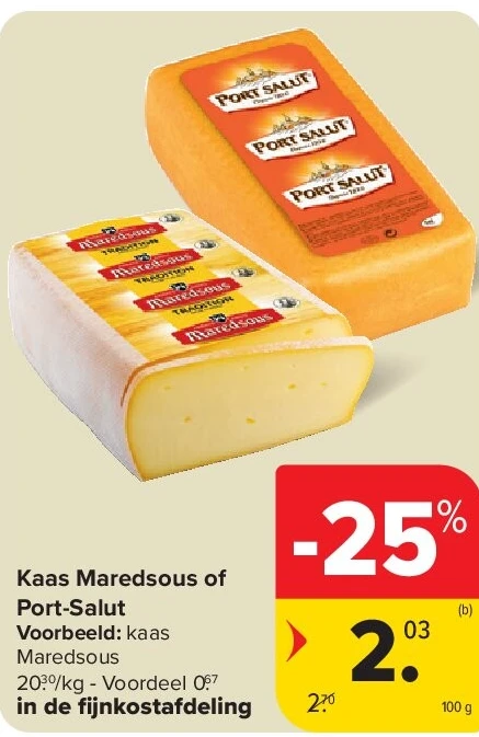 Kaas Maredsous of Port-Salut