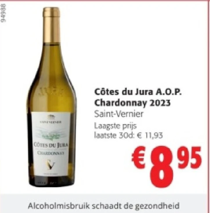 Côtes du Jura A.O.P. Chardonnay 2023