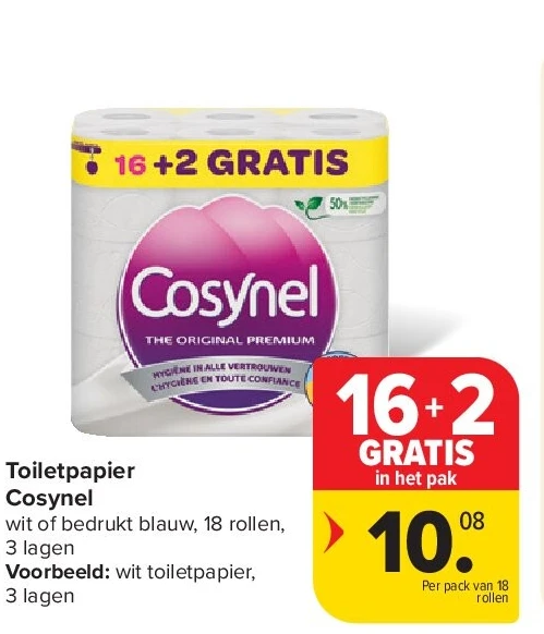 Toiletpapier Cosynel