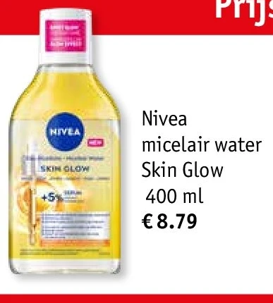 Nivea micelair water Skin Glow 400 ml