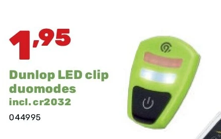 Dunlop LED clip duomodes incl. cr2032