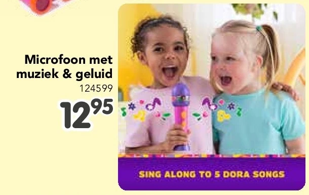 Microfoon met muziek & geluid