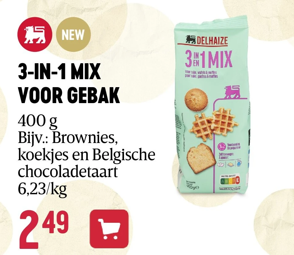 3-IN-1 MIX VOOR GEBAK