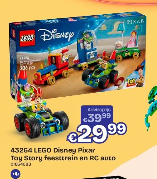 43264 LEGO Disney Pixar Toy Story feesttrein en RC auto