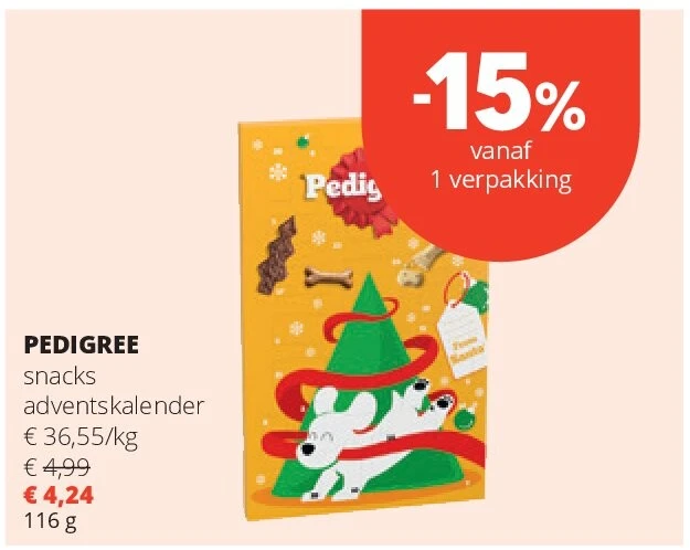 PEDIGREE snacks adventskalender