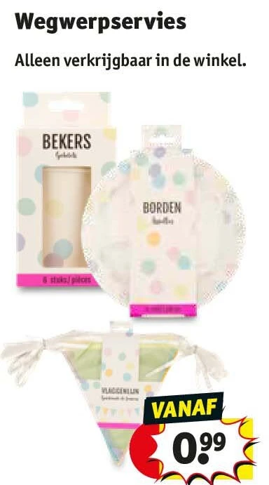 Wegwerpservies