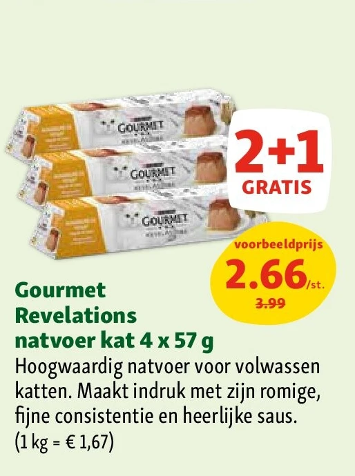 Gourmet Revelations natvoer kat 4 x 57 g