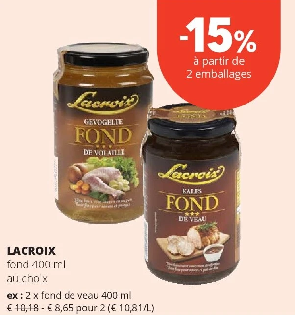 LACROIX fond 400 ml