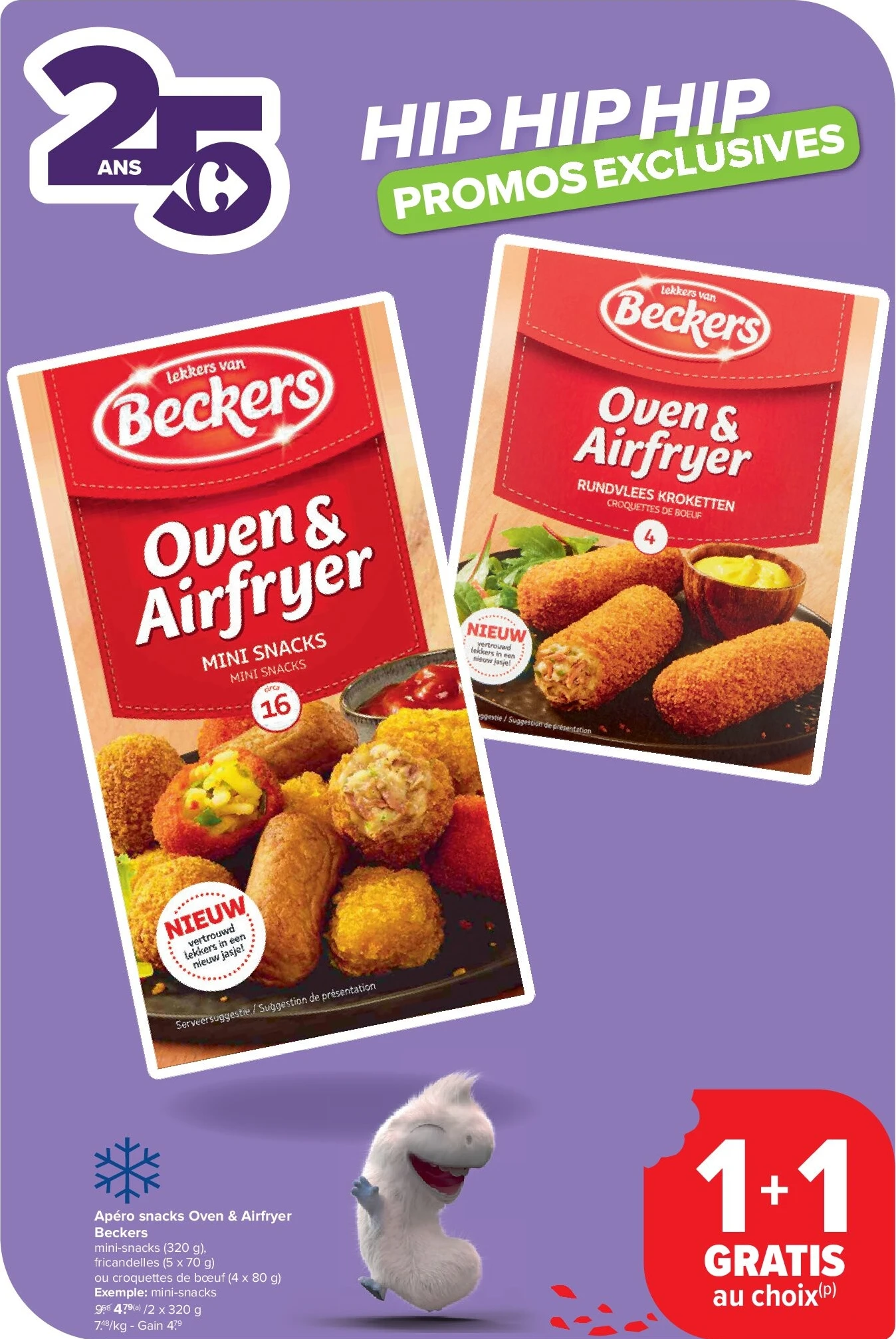 Apéro snacks Oven & Airfryer Beckers 2 x 320 g