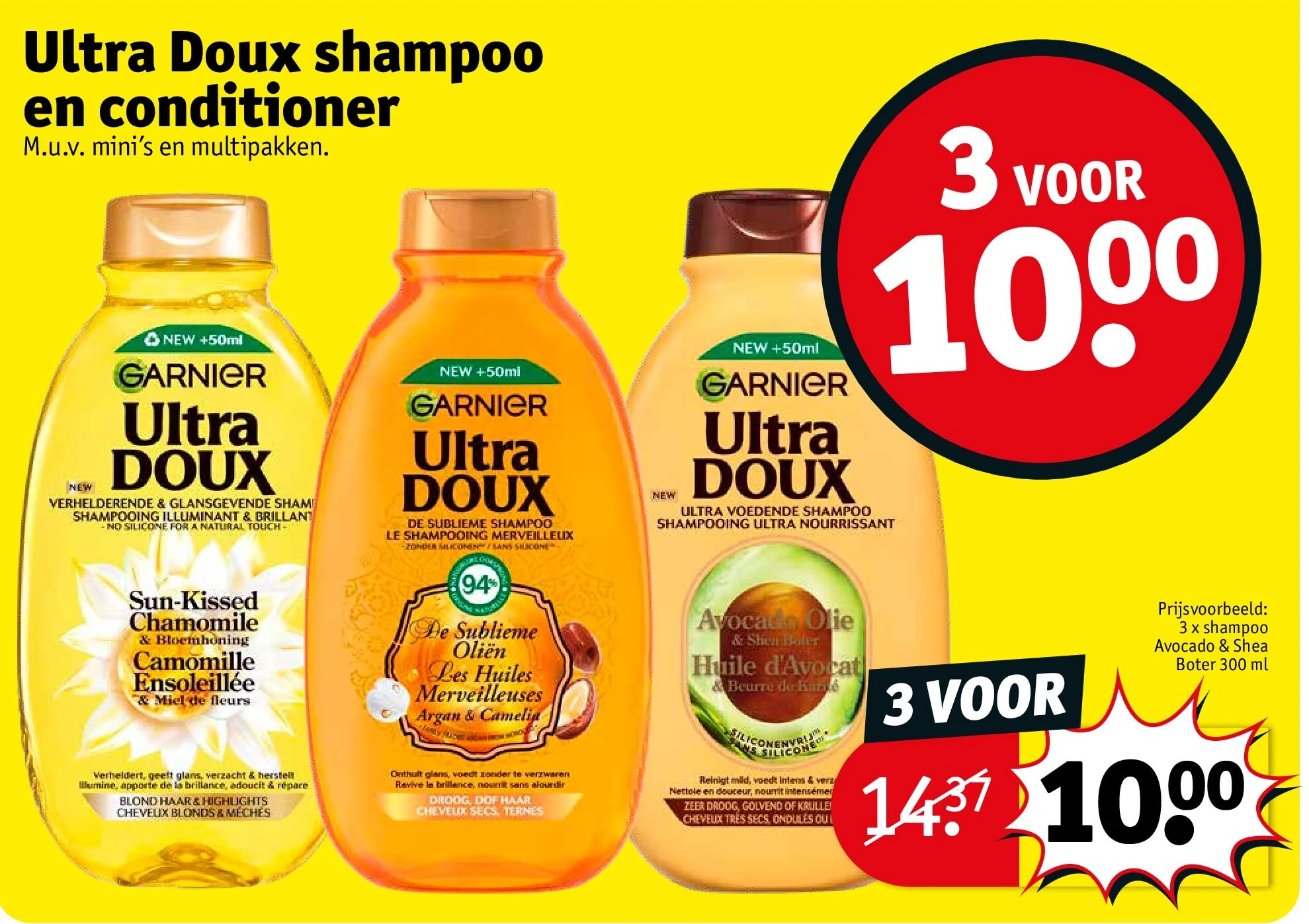 Ultra Doux shampoo en conditioner