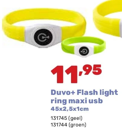 Duvo+ Flash light ring maxi usb 45x2,5x1cm