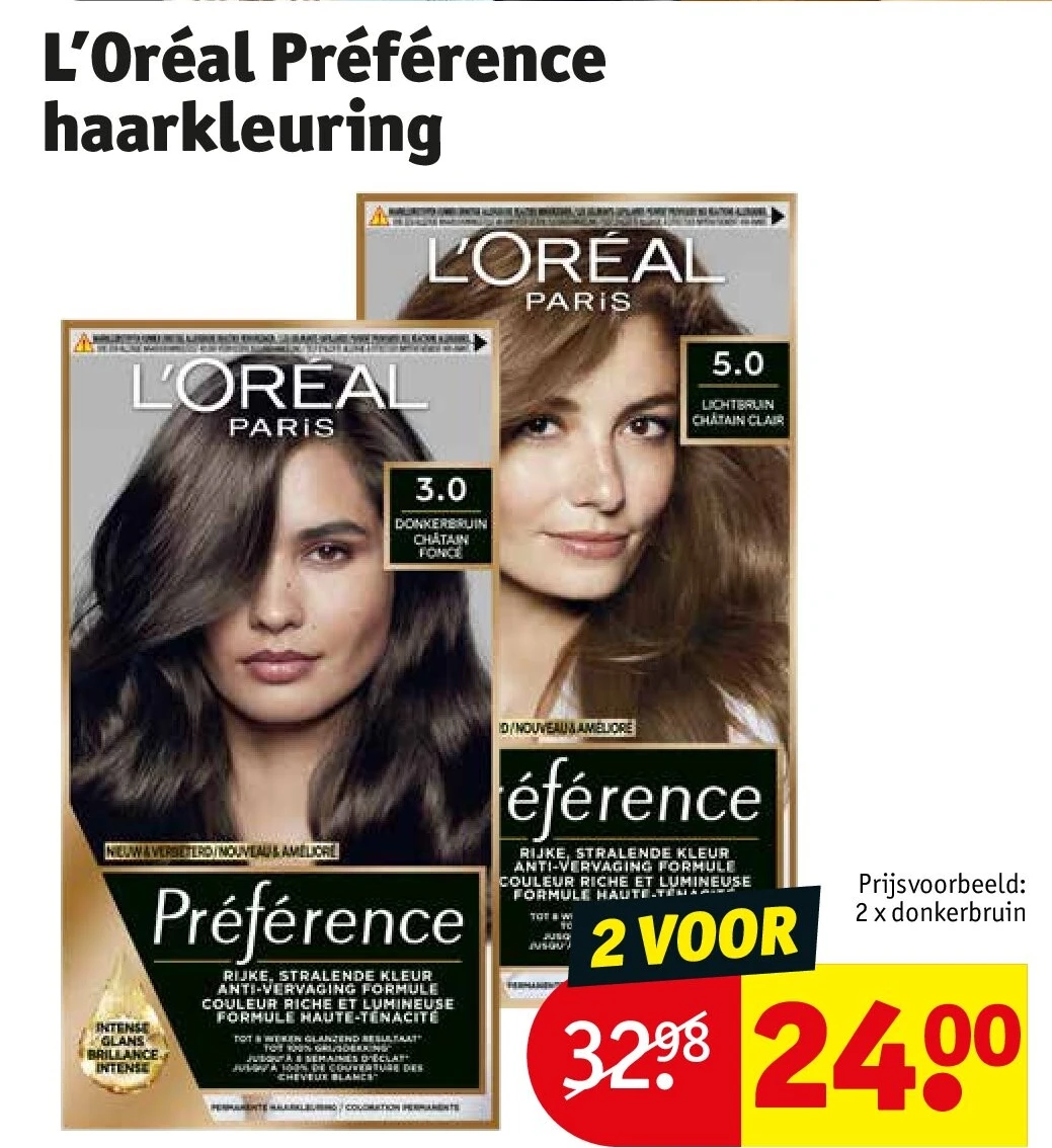 L’Oréal Préférence haarkleuring