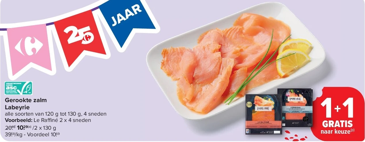 Gerookte zalm Labeyrie