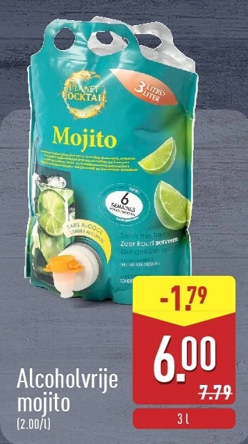 Alcoholvrije mojito