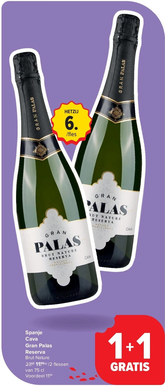 Spanje Cava Gran Palas Reserva