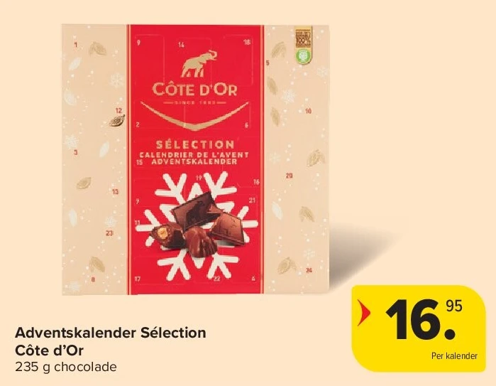 Adventskalender Sélection Côte d’Or