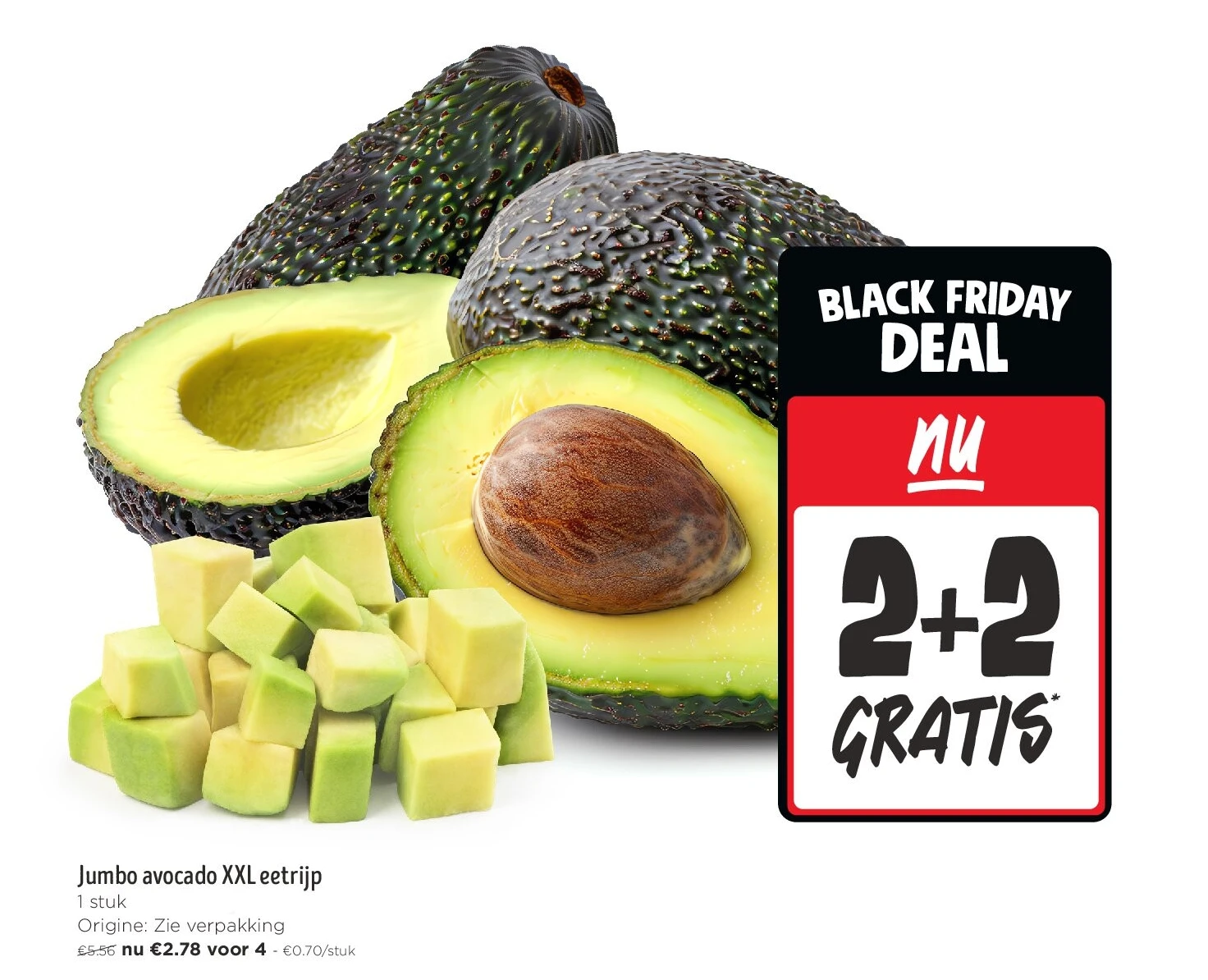 Jumbo avocado XXL eetrijp