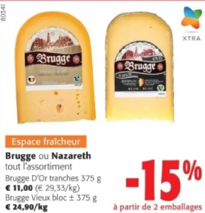 Brugge D'Or tranches 375 g