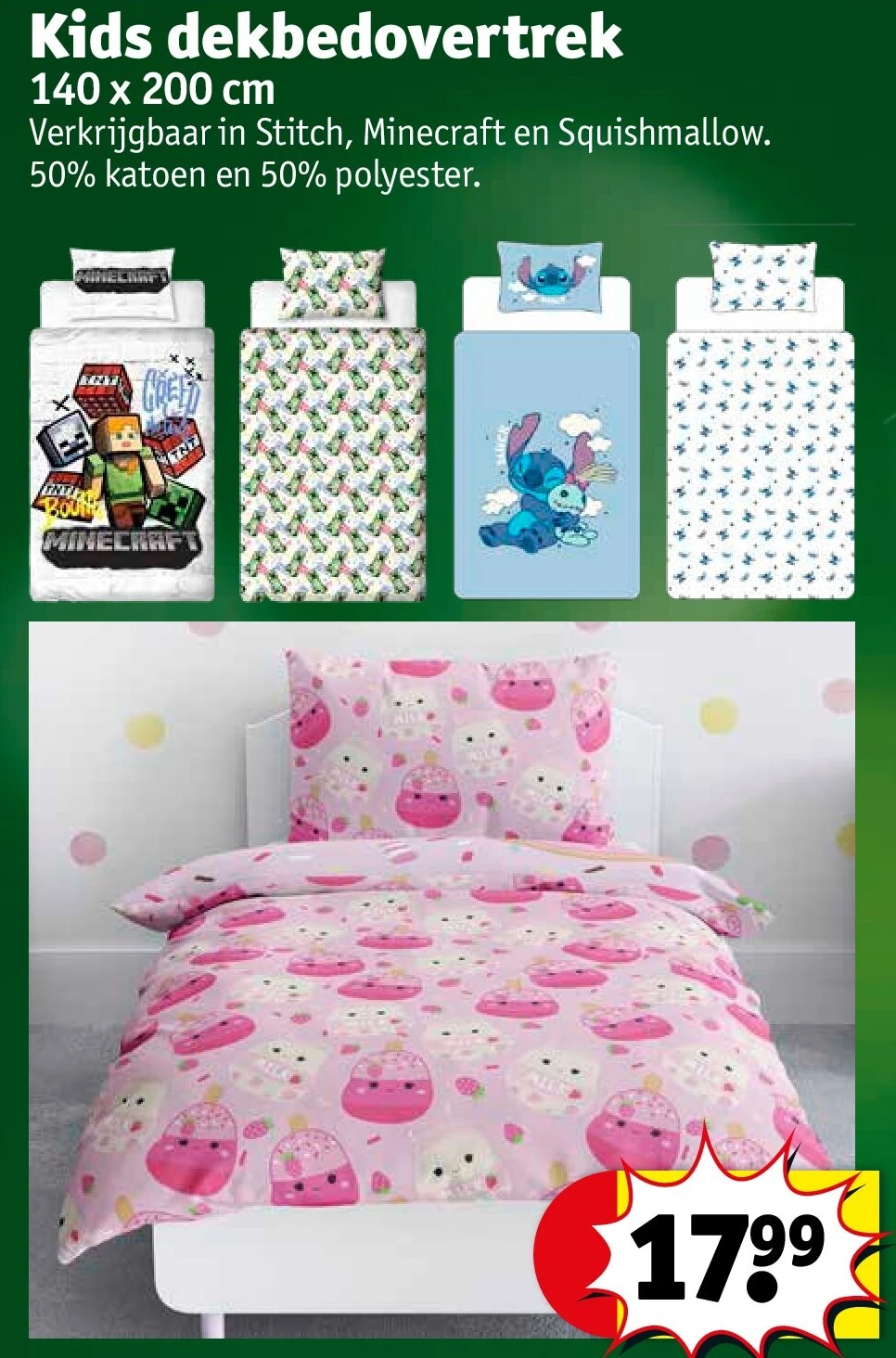 Kids dekbedovertrek