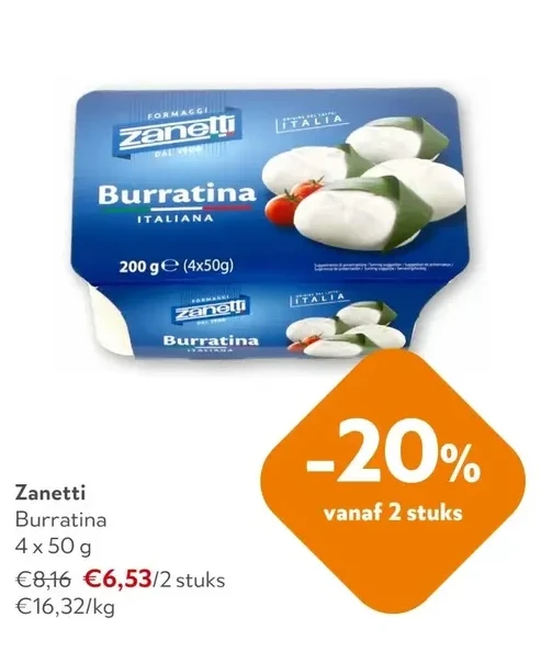 Zanetti Burratina 4x50 g