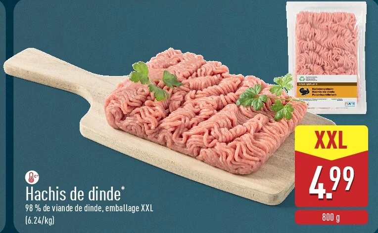 Hachis de dinde