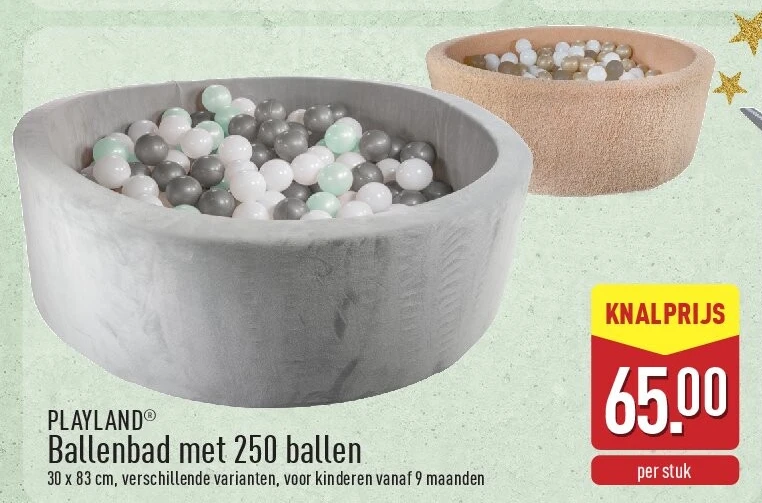 Ballenbad met 250ballen