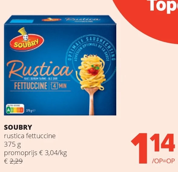 SOUBRY rustica fettuccine 375 g