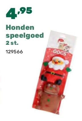 Honden speelgoed 2 st.